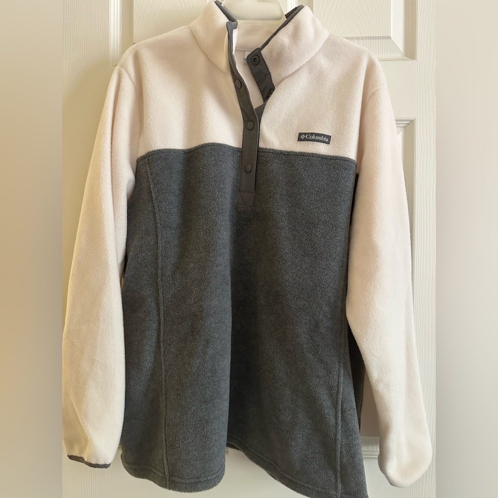 Columbia Women’s Fleece Quarter Snap Sweatshirt Size 2x Like New